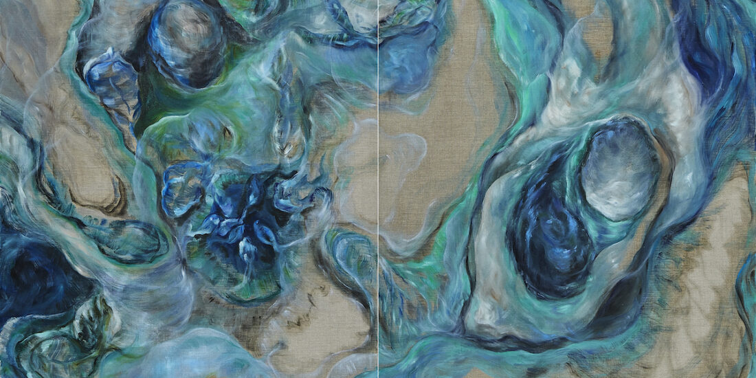 2016 Cosmogonie d'un baiser, olio su tela, 180 x 200 cm