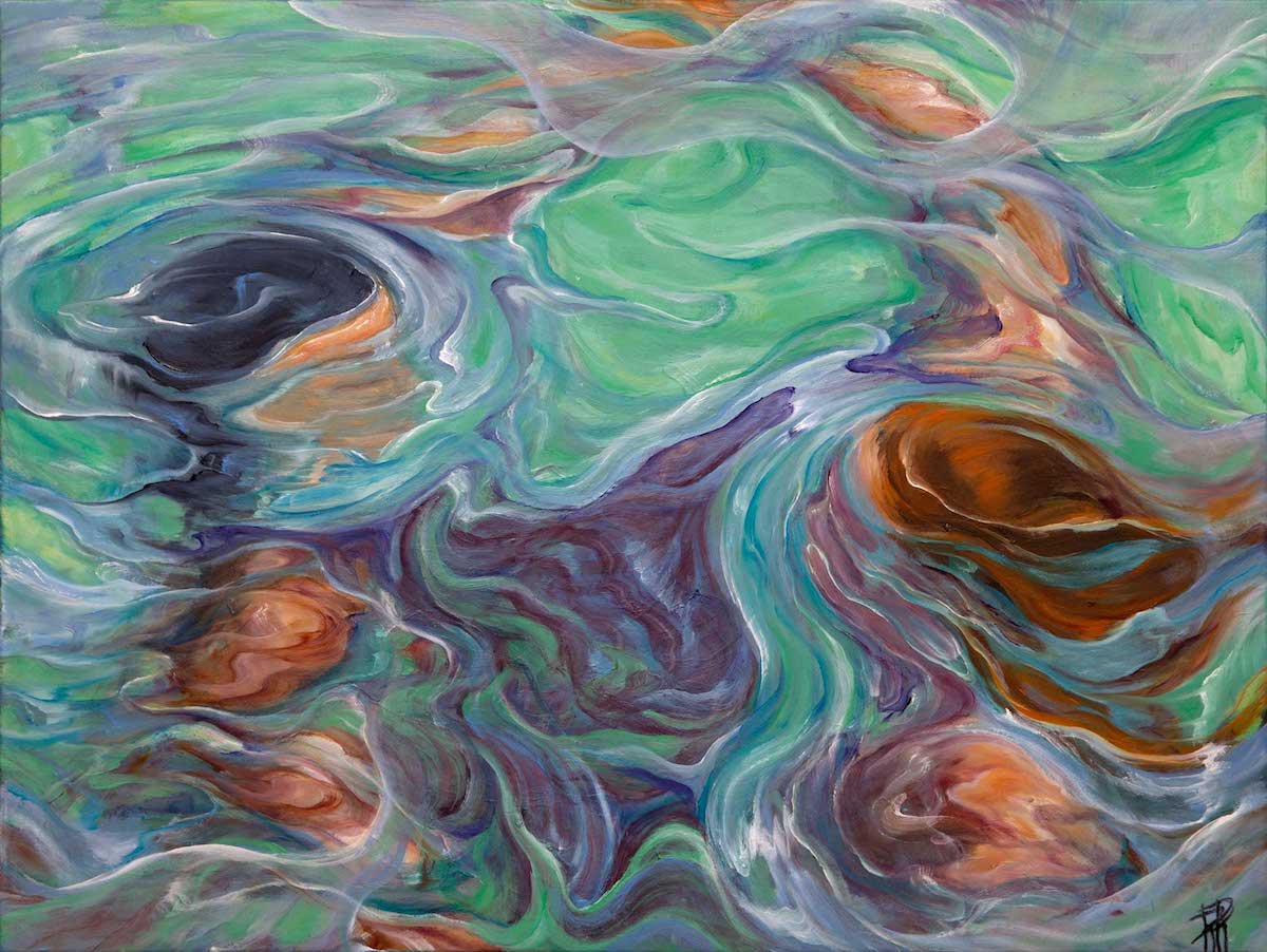 Valse de liberté, olio su tela, 60 x 80 cm, 2020